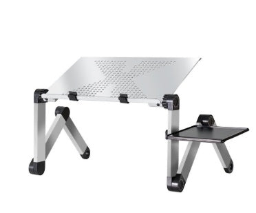 Mesa Suporte Dobrável e Ergonômica para Laptop com Altura Ajustável e Apoio para Mouse – Ideal para Ultrabook, Netbook ou Tablet