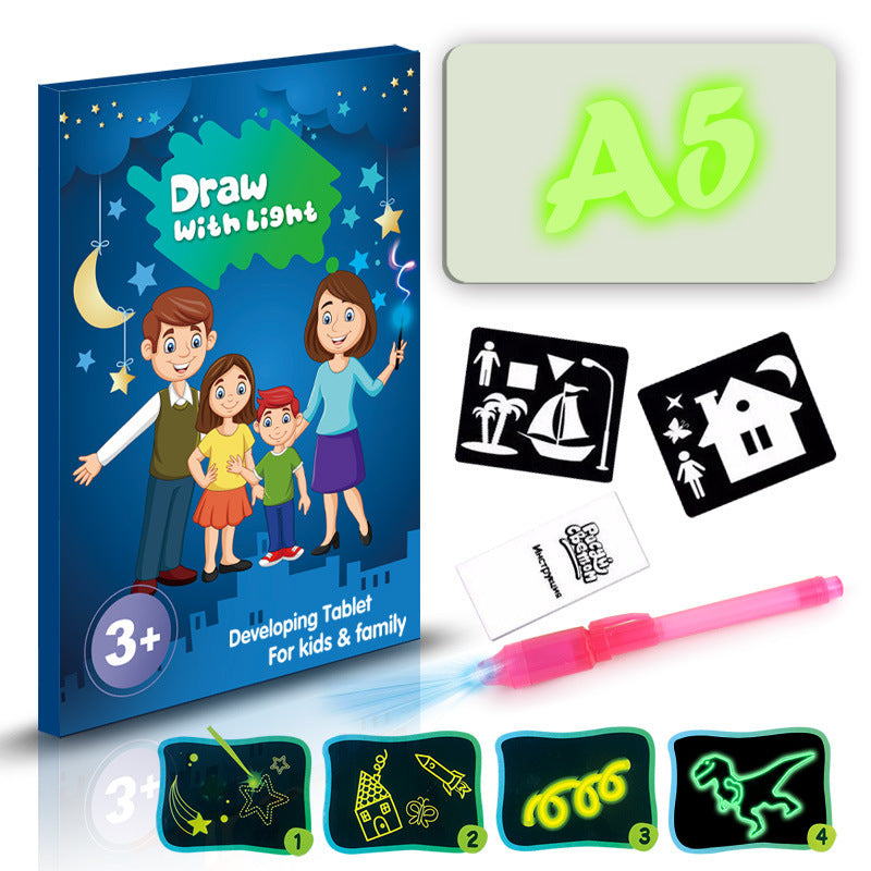 Tablet Mágico 3D: A Prancheta de Desenho que Brilha no Escuro