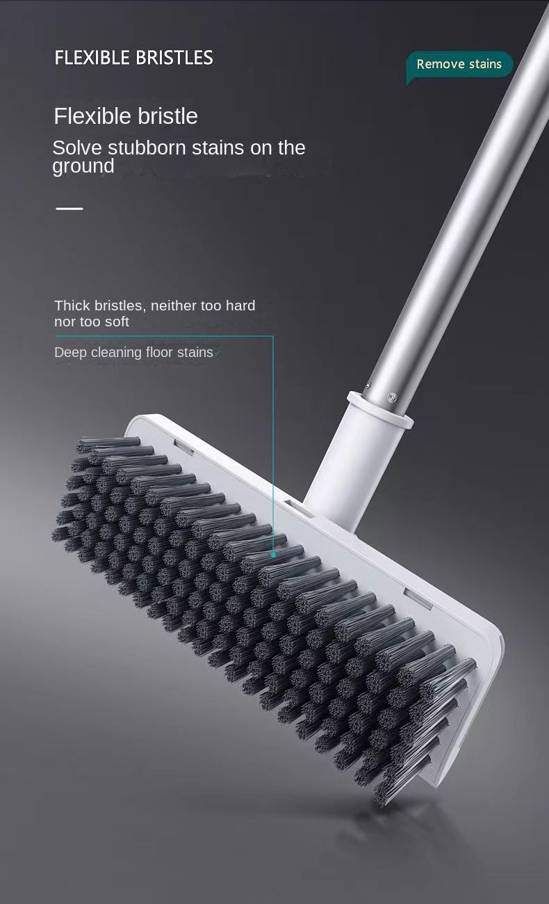 3pcs/ Set, Household Broom, Floor Brush And Dustpan Set, Thickened Sweeping Broom, Scrub Brush And Dustpan With Long Handle, Non-stick Hair Floor Cleaning Tool, For Home Office School Dorm, Cleaning Supplies, Cleaning Gadgets