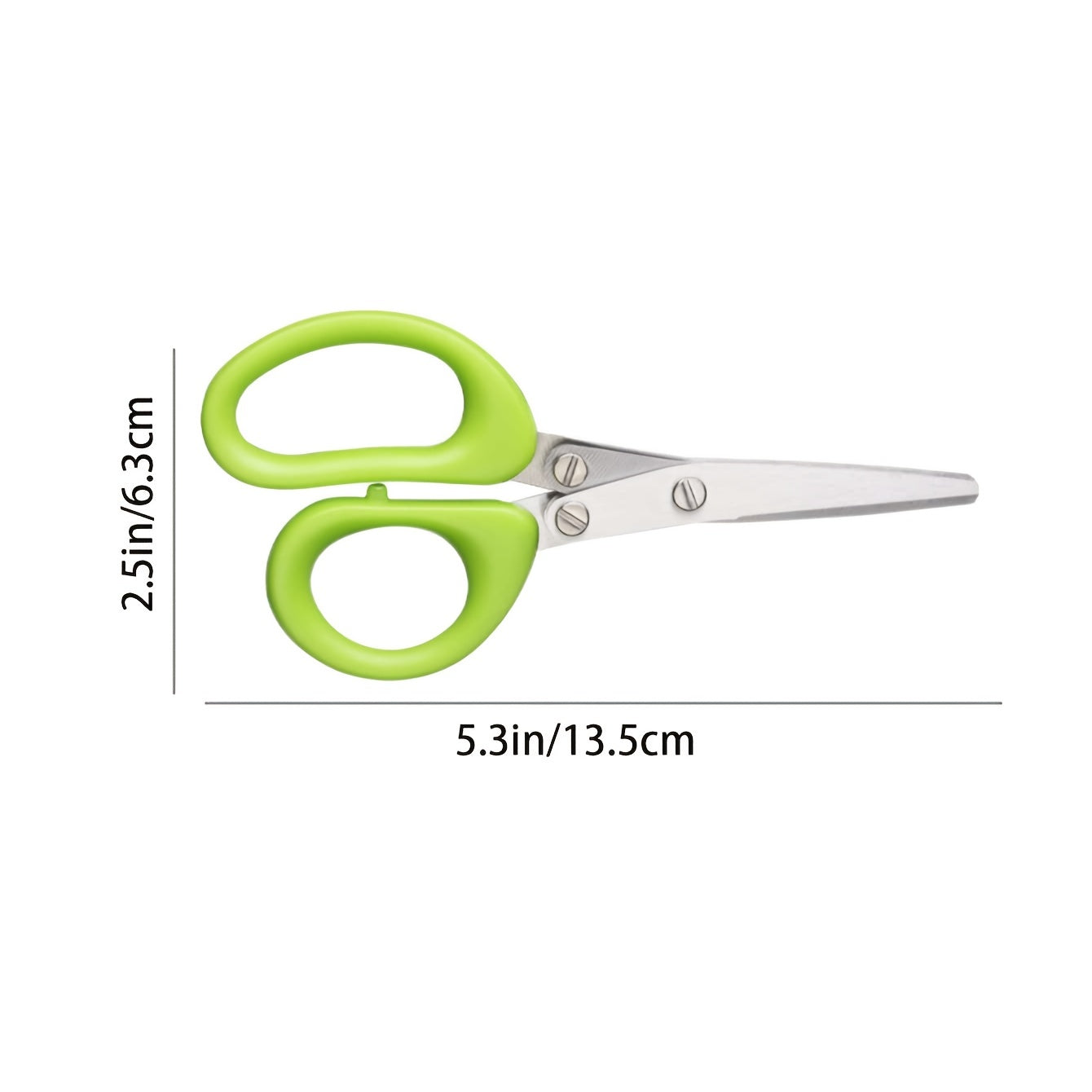 1pc, Stainless Steel Kitchen Scissors, Multi Layer Vegetable Scissors, Green Onion Scissors With 5 Blabe, Multifunctional Kitchen Cutter, Vegetable Shears, Kitchen Gadgets, Kitchen Supplies
