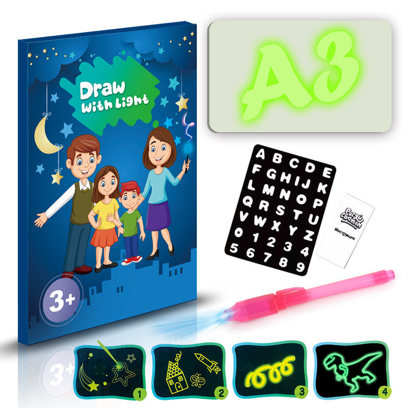 Tablet Mágico 3D: A Prancheta de Desenho que Brilha no Escuro