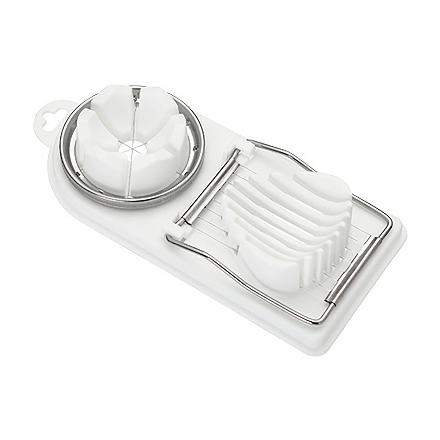 1pc Household Multifunctional Egg Cutter, Egg Slicer For Hard Boiled Eggs, 2 In 1 Egg Chopper/Divider/Dicer/Cutter, Kitchen Gadgets, 7.76*3.46in/19.7*8.8cm