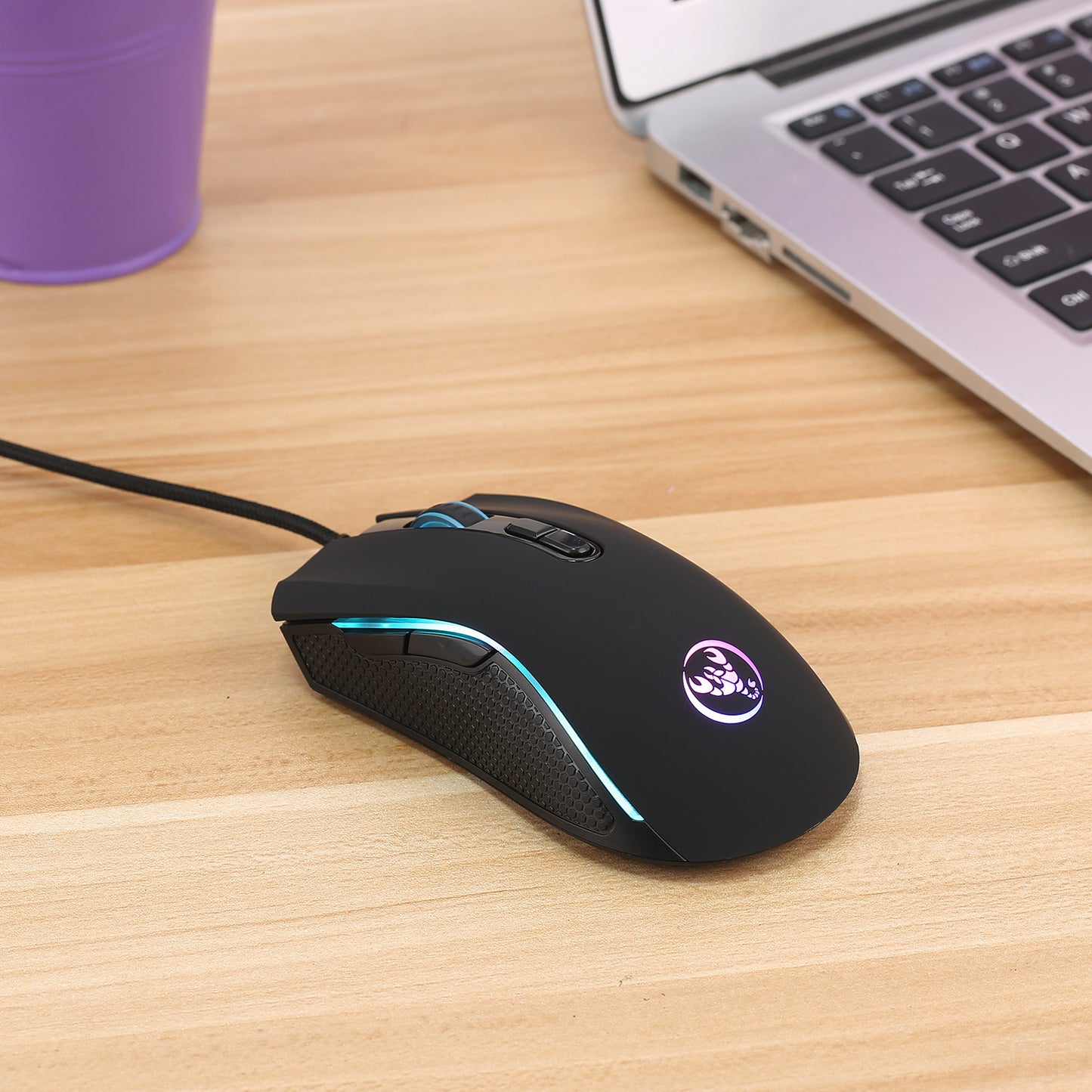 Teclado Gaming Usb Com Fio Luminoso Flutuante Manipulador