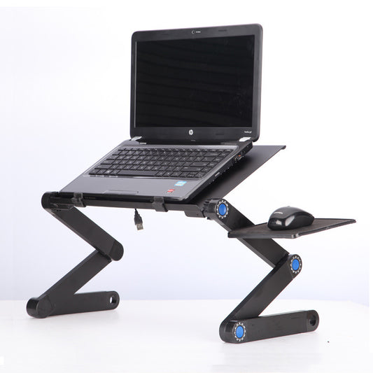Mesa Suporte Dobrável e Ergonômica para Laptop com Altura Ajustável e Apoio para Mouse – Ideal para Ultrabook, Netbook ou Tablet