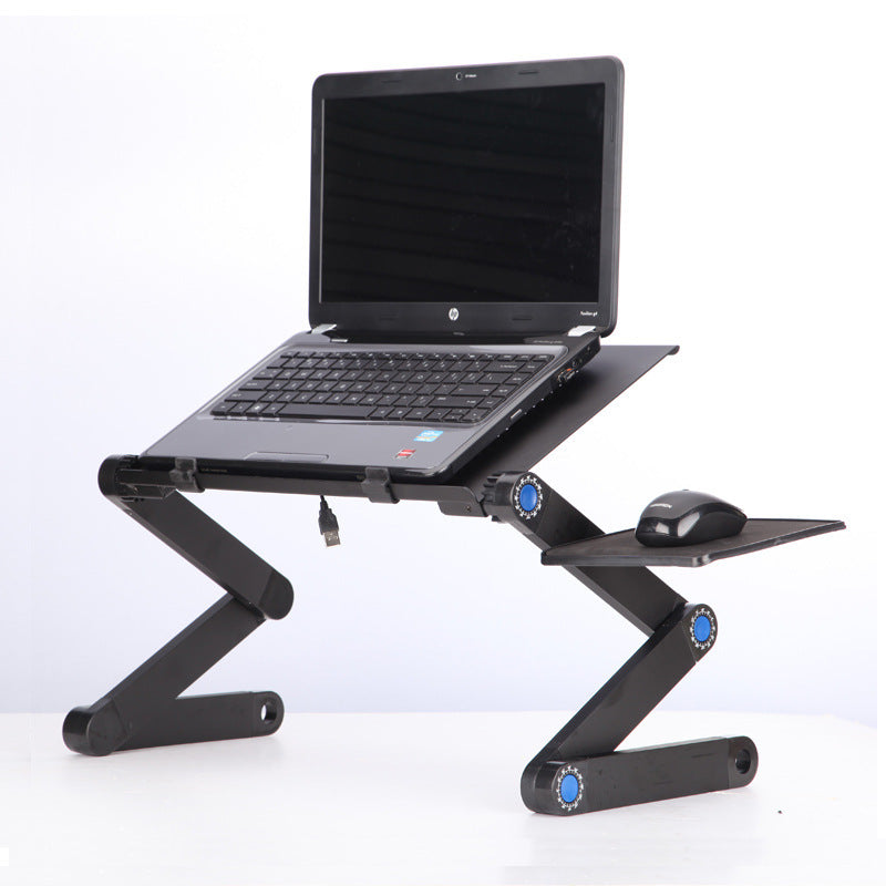 Mesa Suporte Dobrável e Ergonômica para Laptop com Altura Ajustável e Apoio para Mouse – Ideal para Ultrabook, Netbook ou Tablet