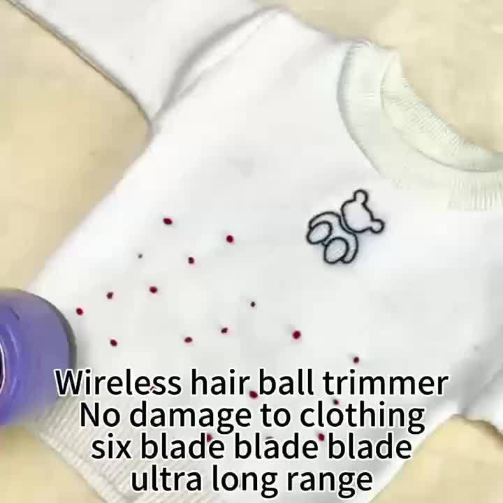 1pc, Fabric Shaver, Electric Lint Remover, USB Rechargeable Sweater Shaver, Power Lint Shaver, Fuzz Remover, Pilling Remover, Portable Hairball Trimmer For Clothes, Bedding, Furniture, Carpet, Sofa, Cleaning Supplies, Cleanin