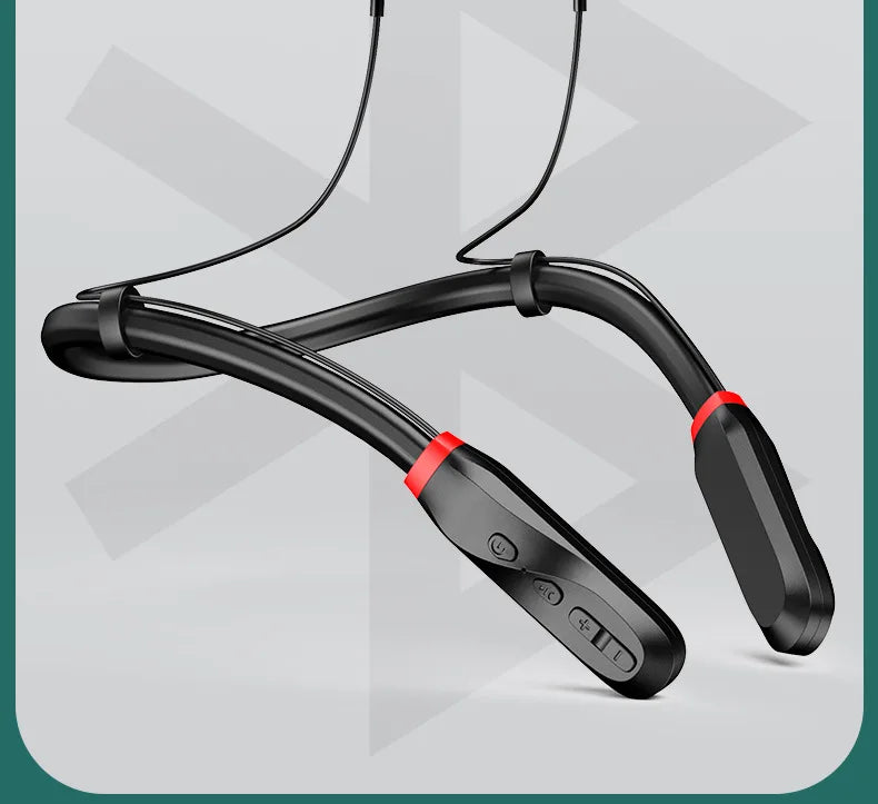 EARDECO 200 Hour Playback Bluetooth Headphone Bass Wireless Headphones Neckband Earphone with Mic Sport Music Headset Stereo
