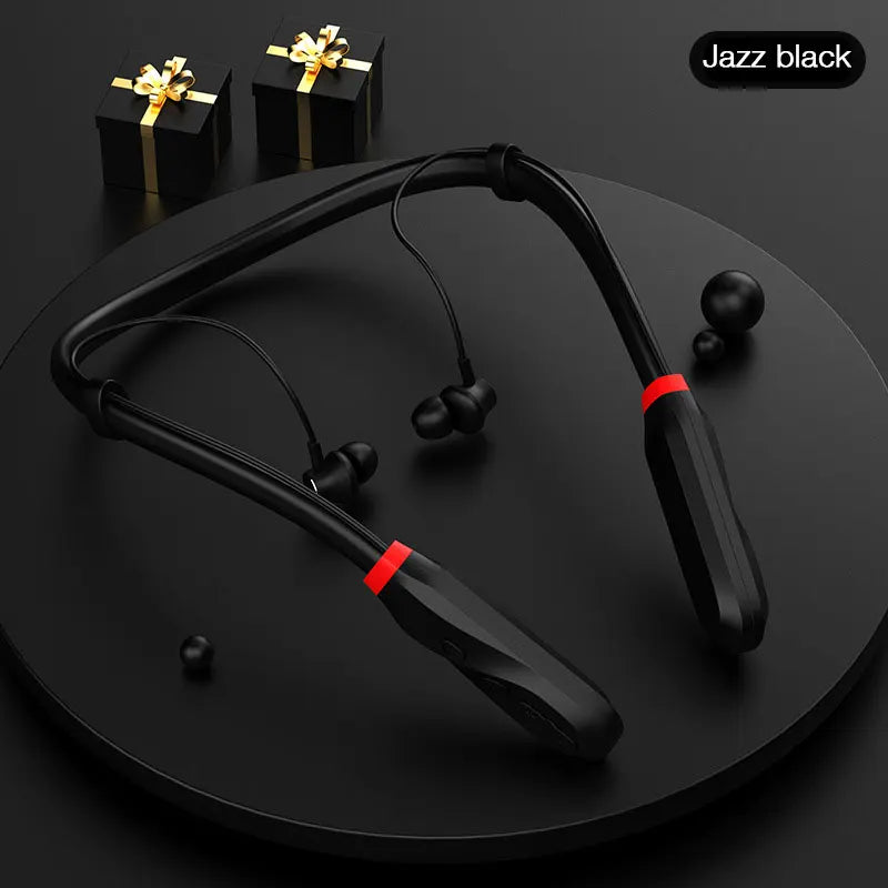 EARDECO 200 Hour Playback Bluetooth Headphone Bass Wireless Headphones Neckband Earphone with Mic Sport Music Headset Stereo