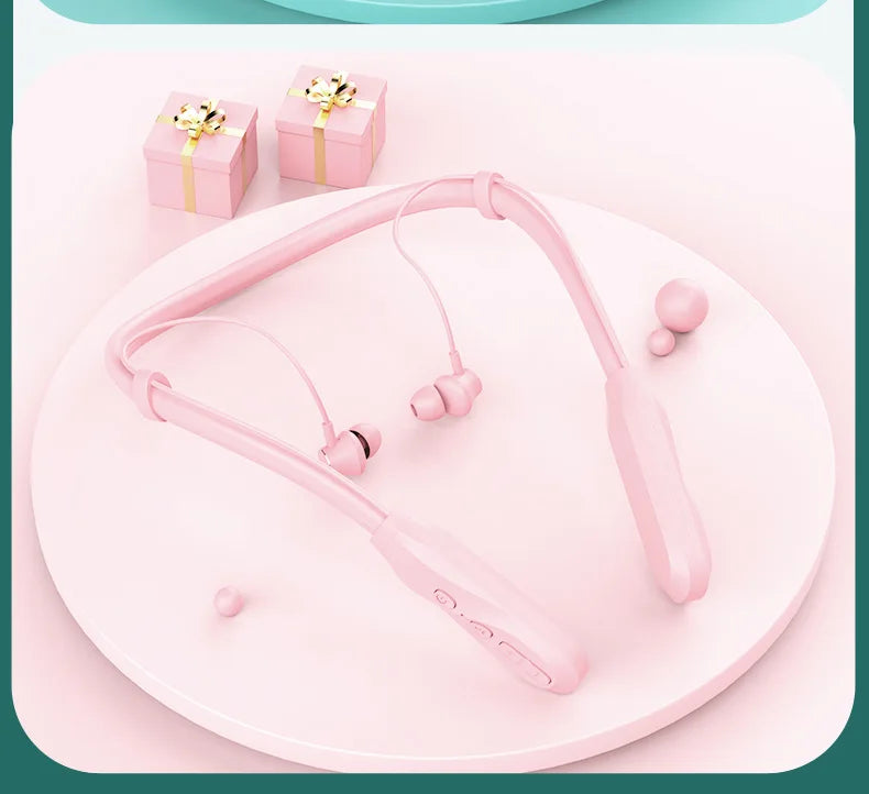 EARDECO 200 Hour Playback Bluetooth Headphone Bass Wireless Headphones Neckband Earphone with Mic Sport Music Headset Stereo