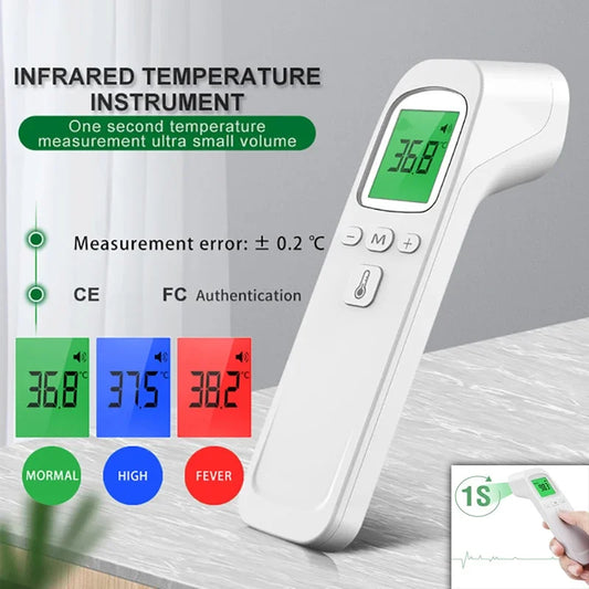 AiQUE Infrared Thermometer Digital LCD Body Measurement Kids Adult Fever IR Children Non-Contact Termometro