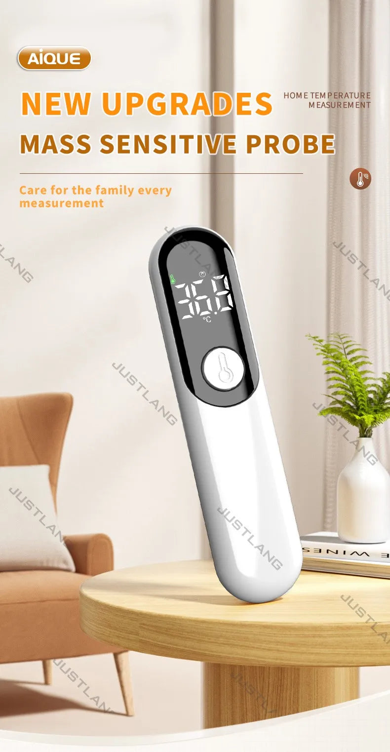 AiQUE Infrared Thermometer Digital LCD Body Measurement Kids Adult Fever IR Children Non-Contact Termometro