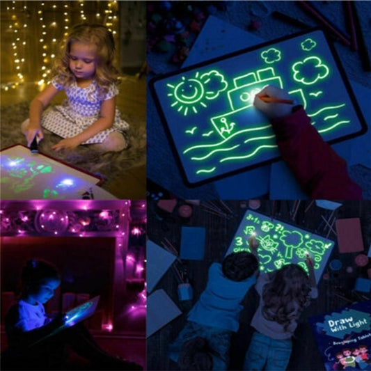 Tablet Mágico 3D: A Prancheta de Desenho que Brilha no Escuro
